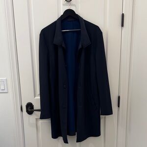 Bugatti Dark Blue Trench Coat